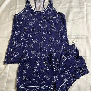 Alfani Women's Dark Blue Pajama Set